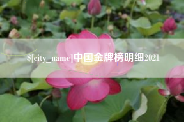 阳谷中国金牌榜明细2021