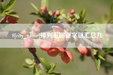 阳谷排列五图谜字谜汇总九