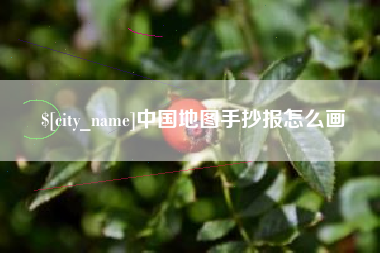 阳谷中国地图手抄报怎么画