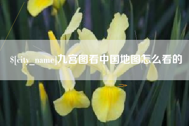 阳谷九宫图看中国地图怎么看的