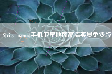 阳谷手机卫星地图高清实景免费版
