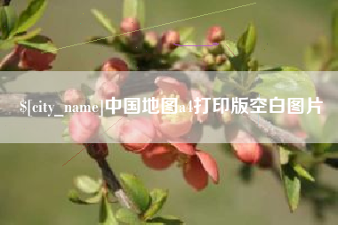 阳谷中国地图a4打印版空白图片