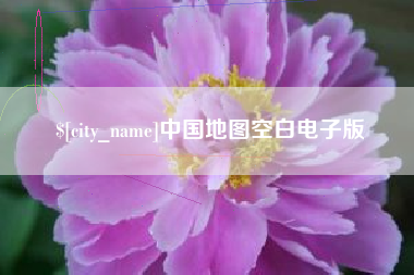 阳谷中国地图空白电子版
