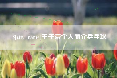 阳谷王子豪个人简介乒乓球