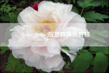 阳谷应急救援员价格