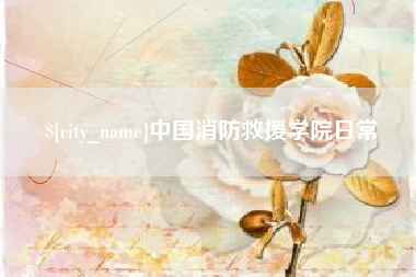 阳谷中国消防救援学院日常