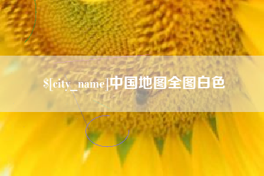 阳谷中国地图全图白色