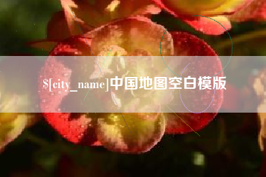 阳谷中国地图空白模版