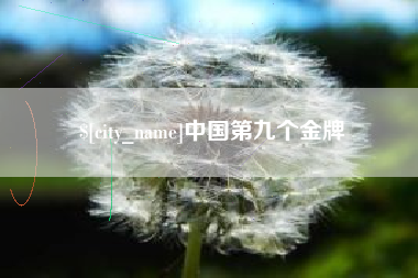 阳谷中国第九个金牌