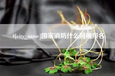 阳谷国家消防什么时候报名