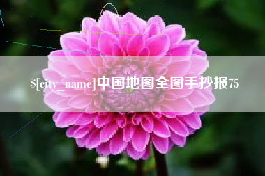阳谷中国地图全图手抄报75