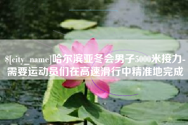 阳谷哈尔滨亚冬会男子5000米接力-需要运动员们在高速滑行中精准地完成