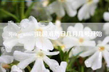 阳谷我国消防日几月几号开始