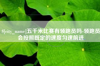阳谷五千米比赛有领跑员吗-领跑员会按照既定的速度匀速前进