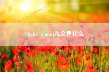 阳谷九金是什么