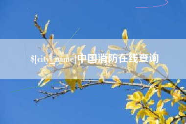 阳谷中国消防在线查询