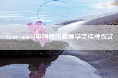 阳谷中国消防救援学院挂牌仪式