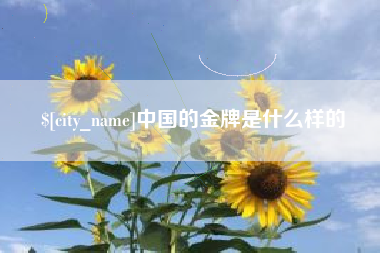 阳谷中国的金牌是什么样的